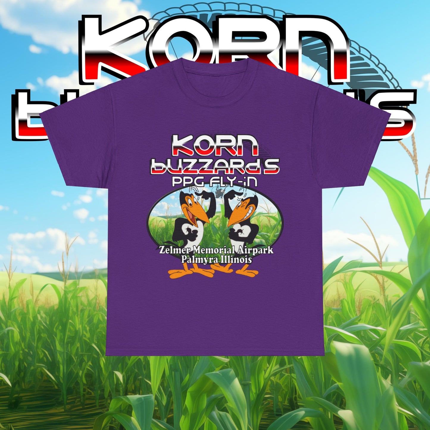 korn buzzards 2024 Unisex Heavy Cotton Tee