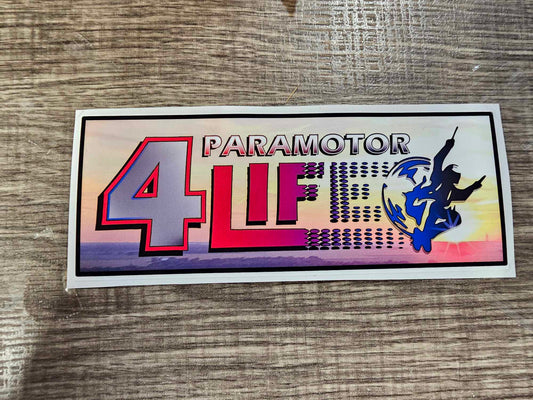 Paramotor $ Life Waterproof Sticker