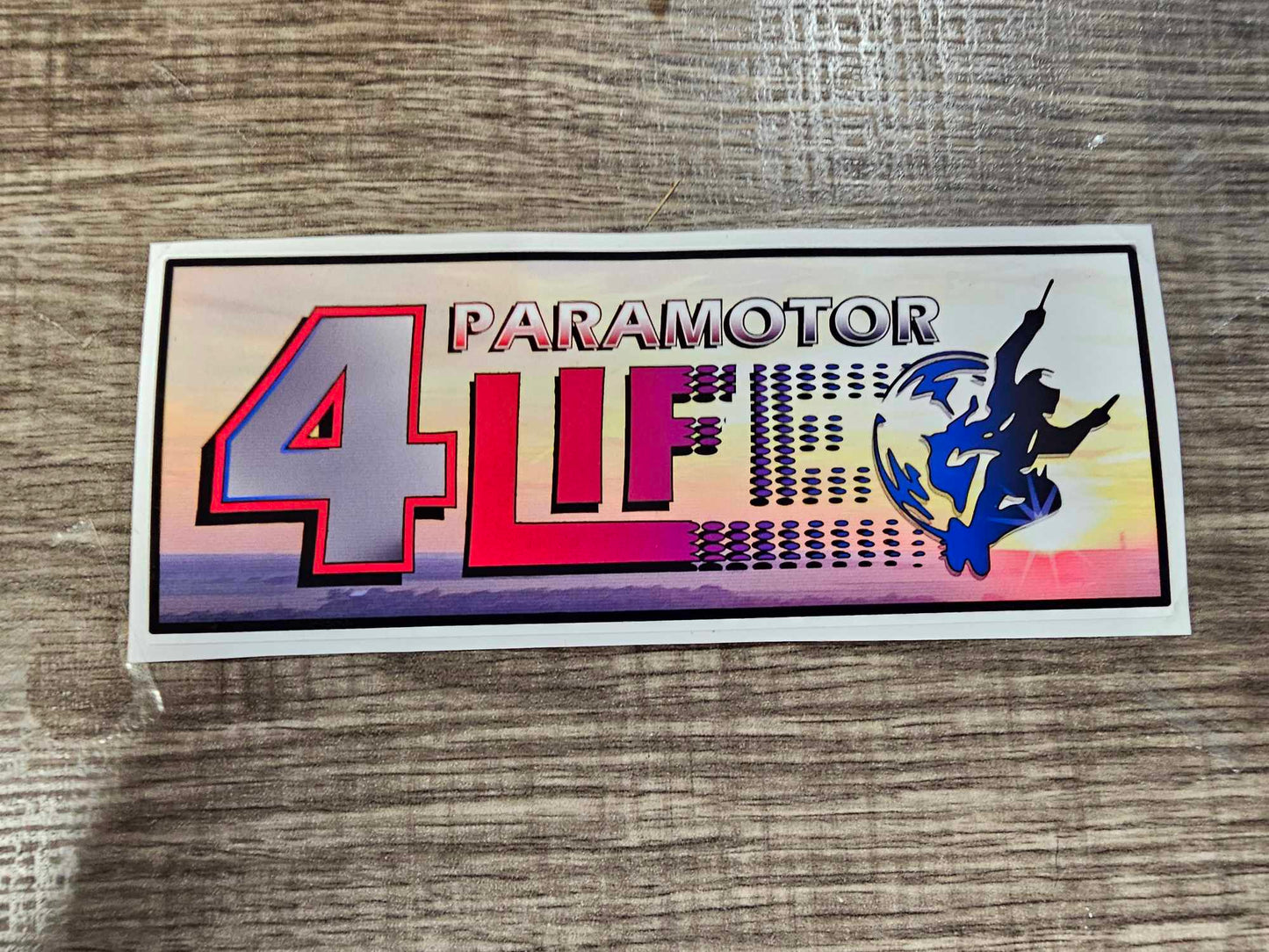 Paramotor $ Life Waterproof Sticker