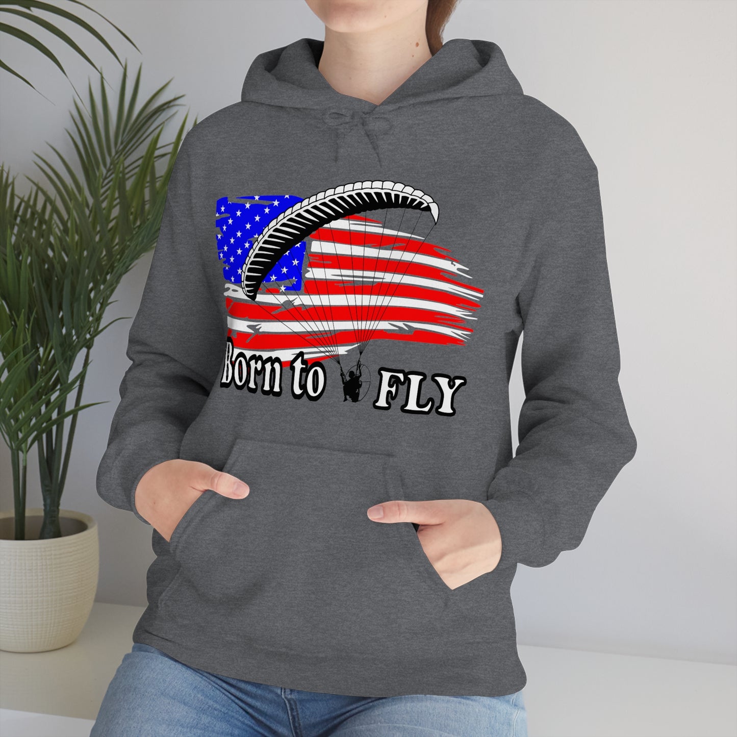 Born to fly Hooded Sweatshirt