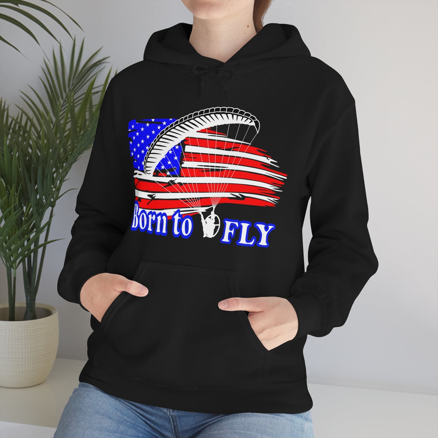 Born to fly Hooded Sweatshirt