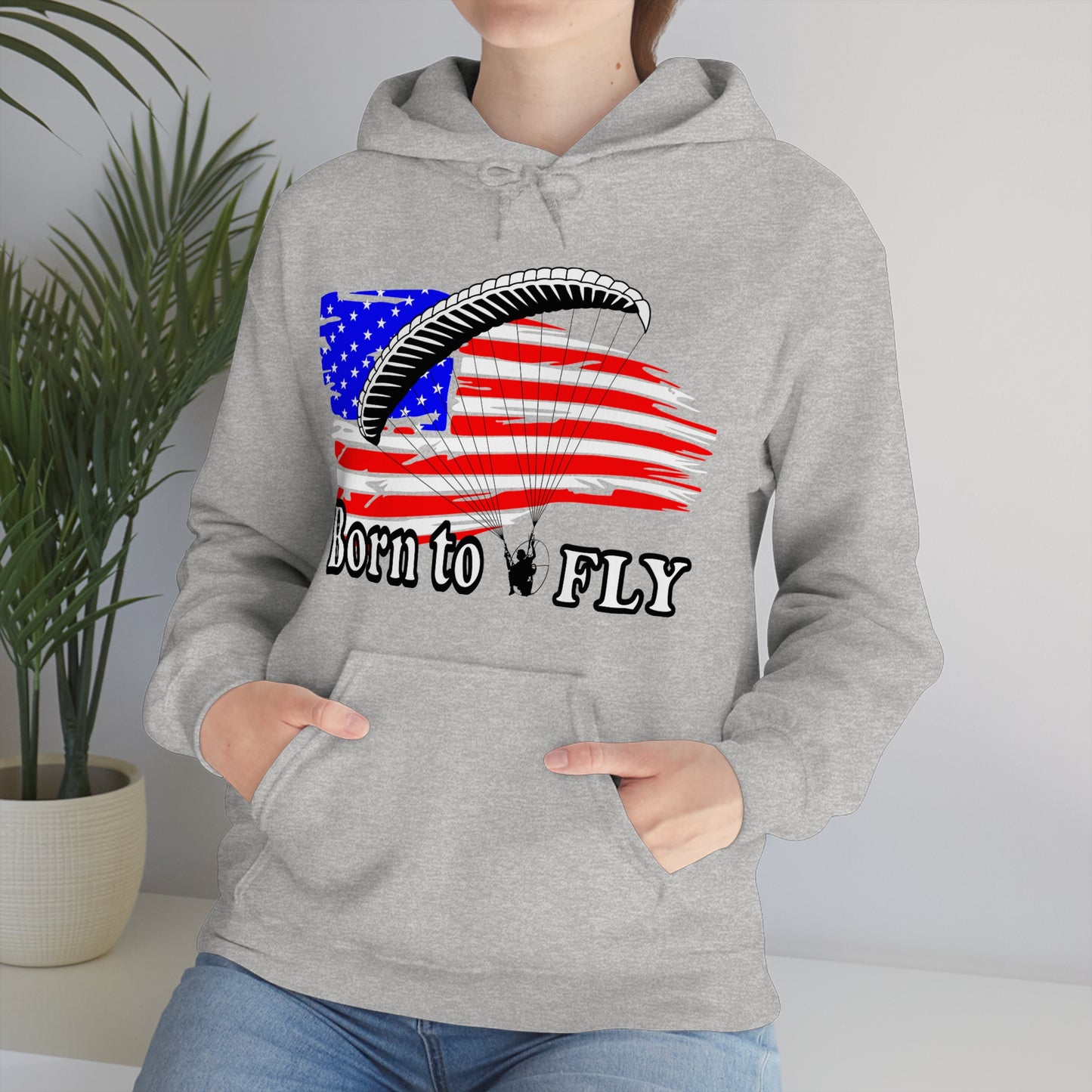 Born to fly Hooded Sweatshirt