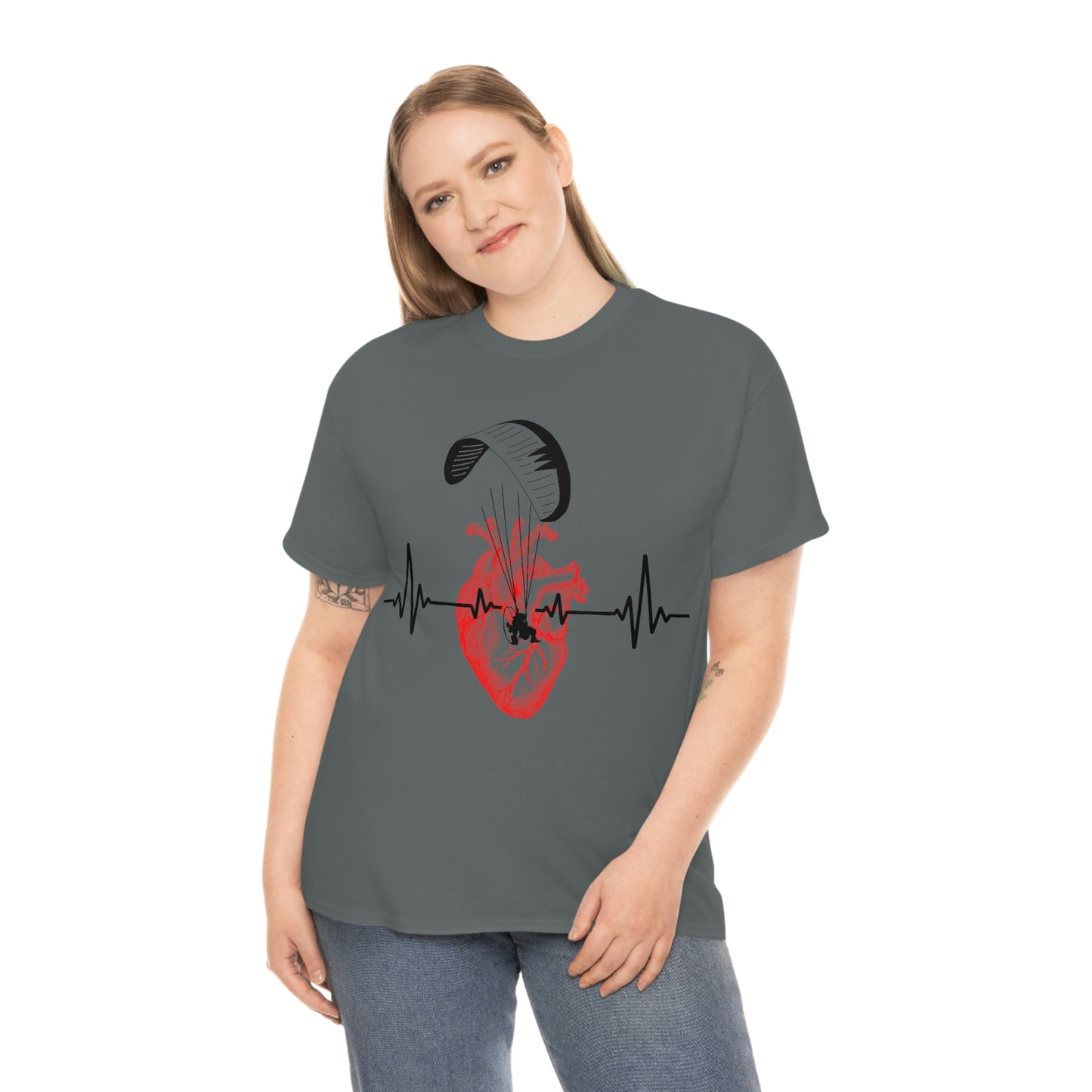 Heartbeat Unisex Heavy Cotton Tee