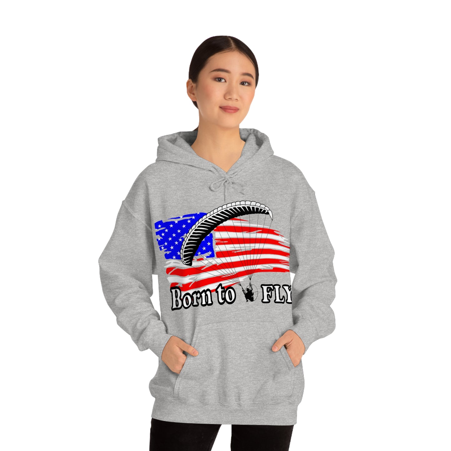 Born to fly Hooded Sweatshirt