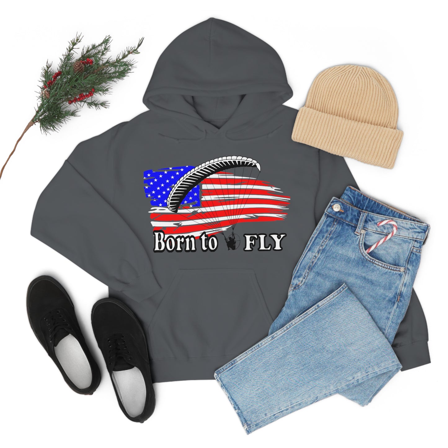 Born to fly Hooded Sweatshirt