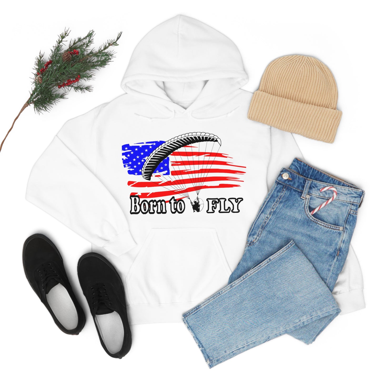 Born to fly Hooded Sweatshirt