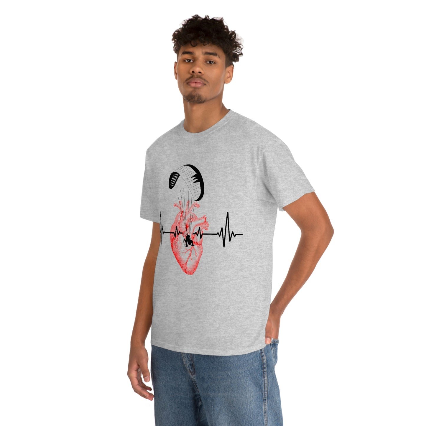 Heartbeat Unisex Heavy Cotton Tee