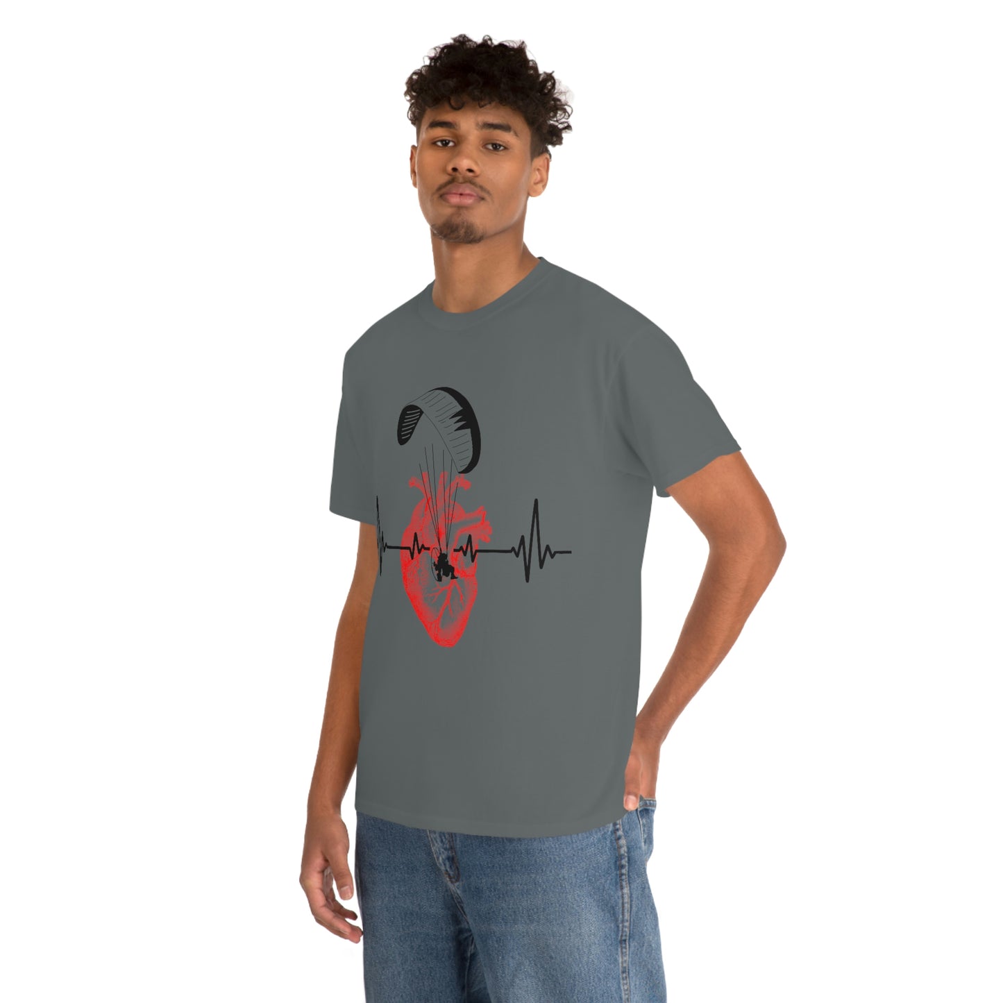 Heartbeat Unisex Heavy Cotton Tee