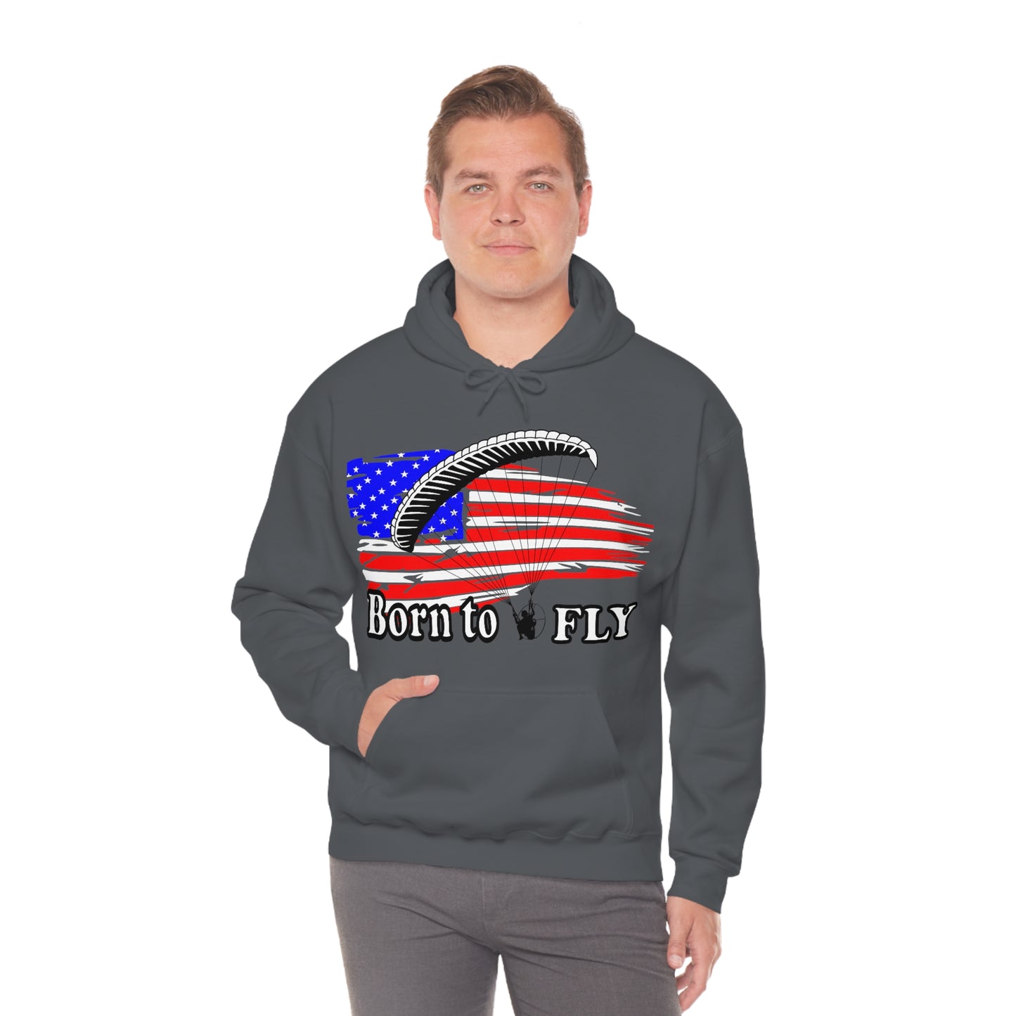 Born to fly Hooded Sweatshirt