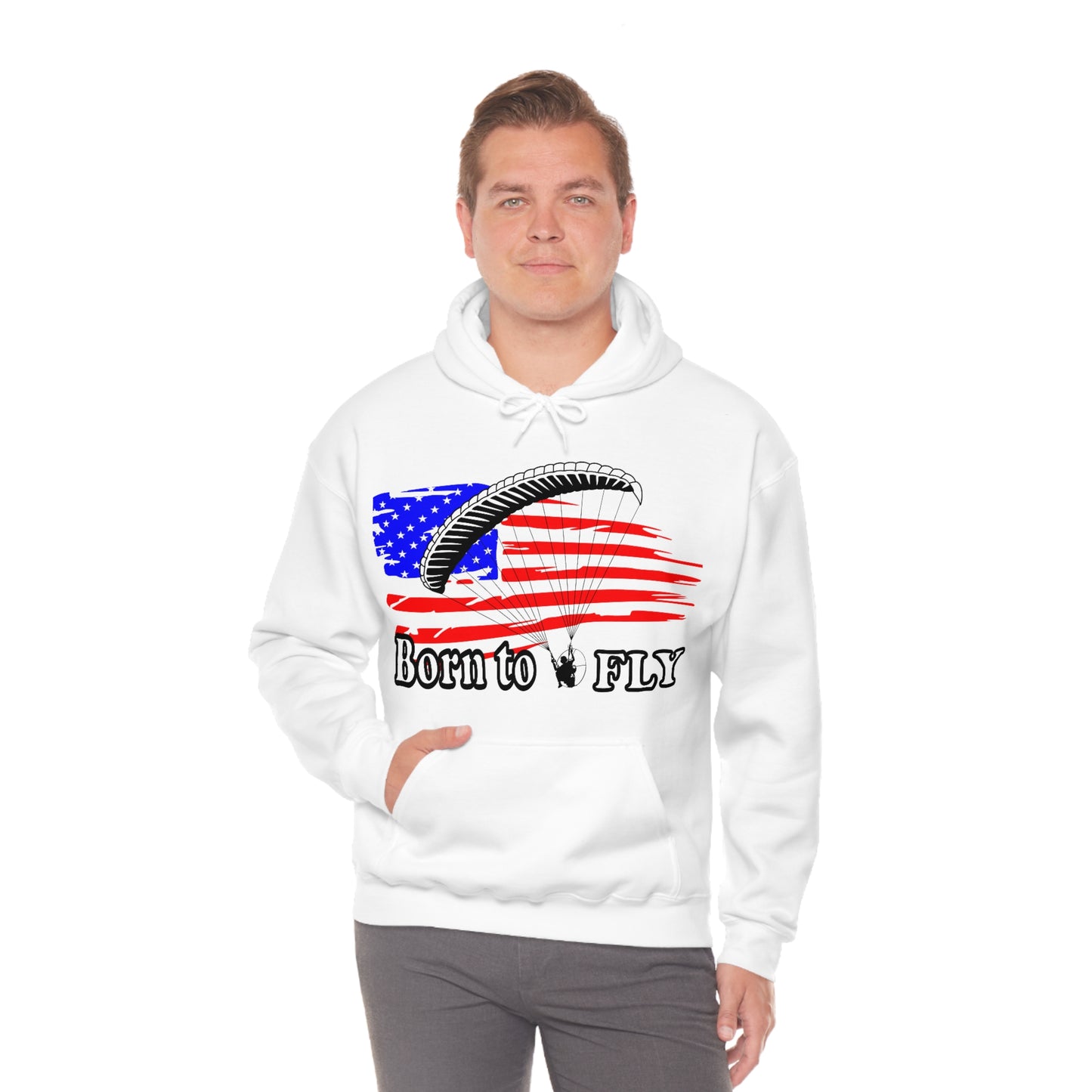 Born to fly Hooded Sweatshirt