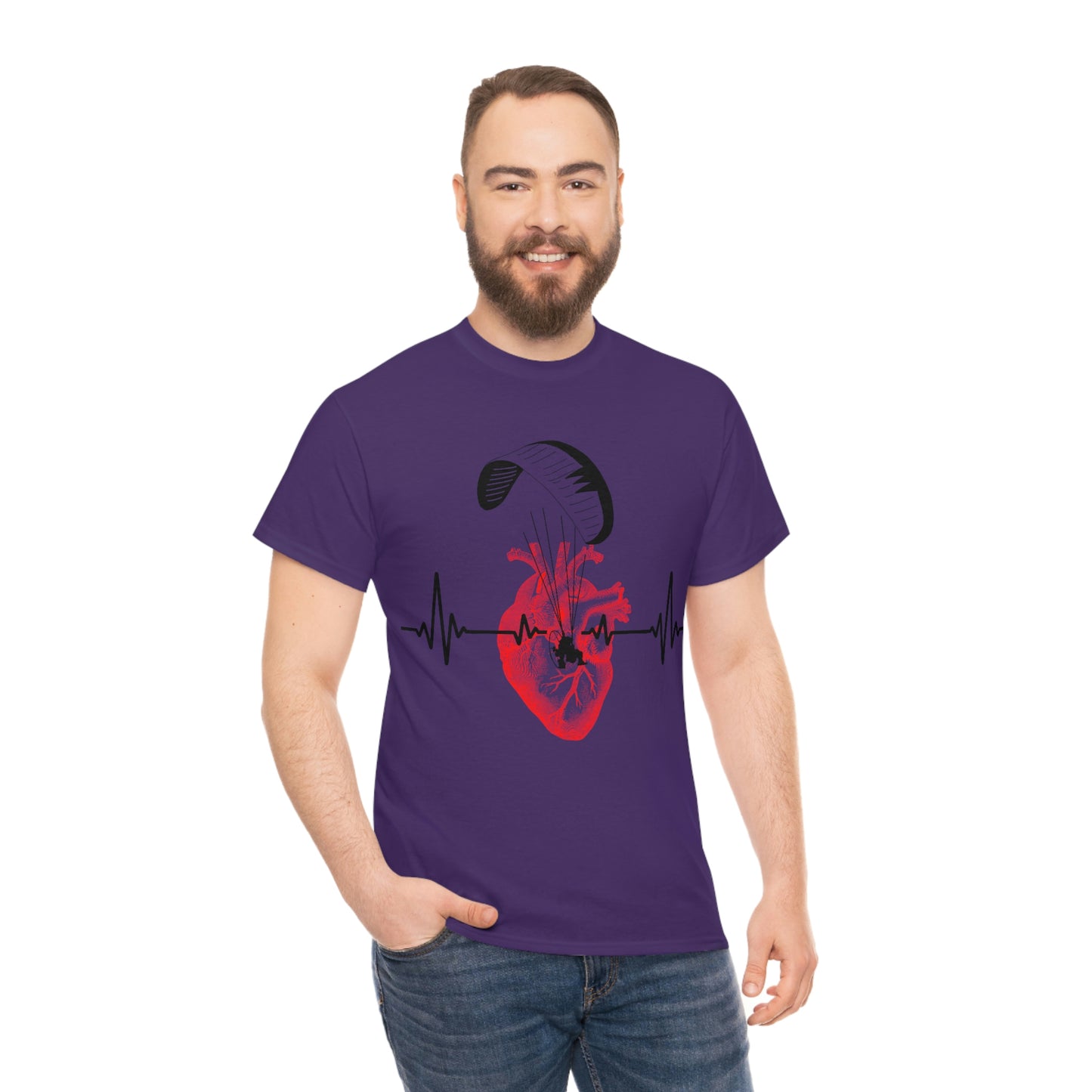 Heartbeat Unisex Heavy Cotton Tee