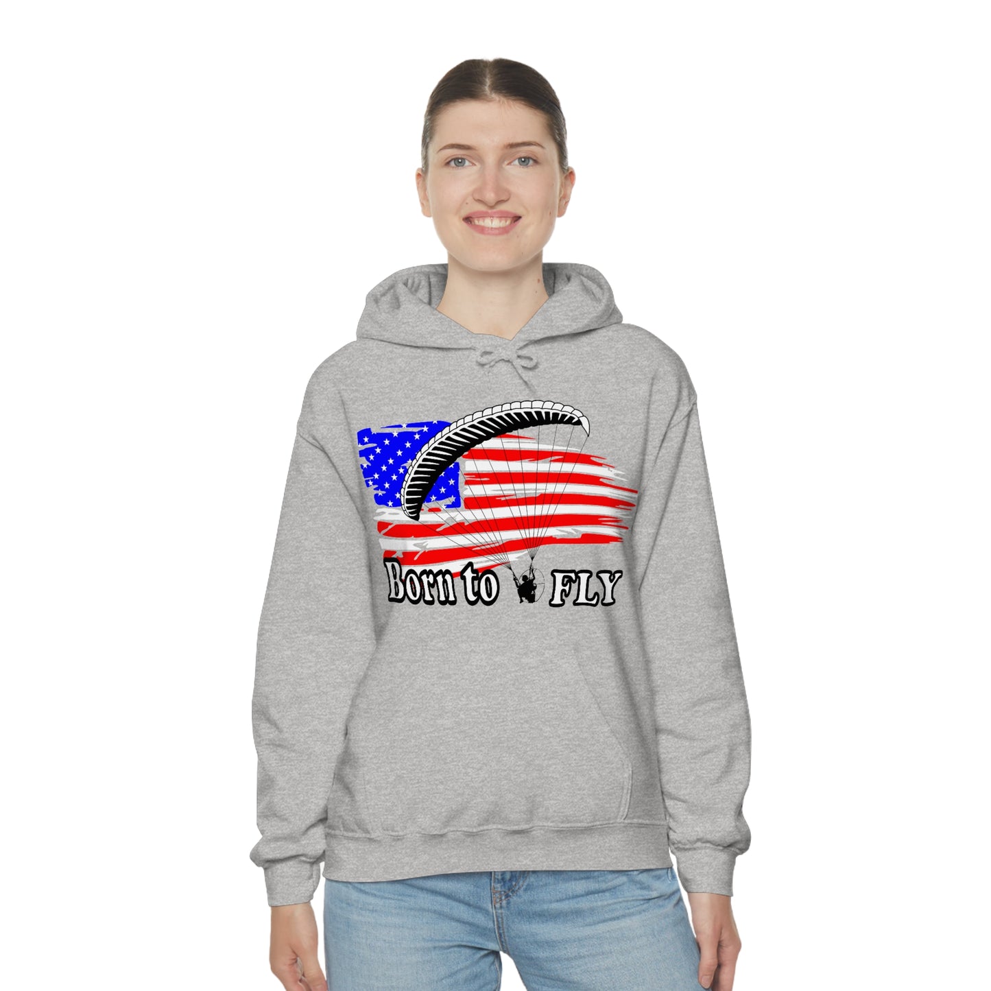 Born to fly Hooded Sweatshirt