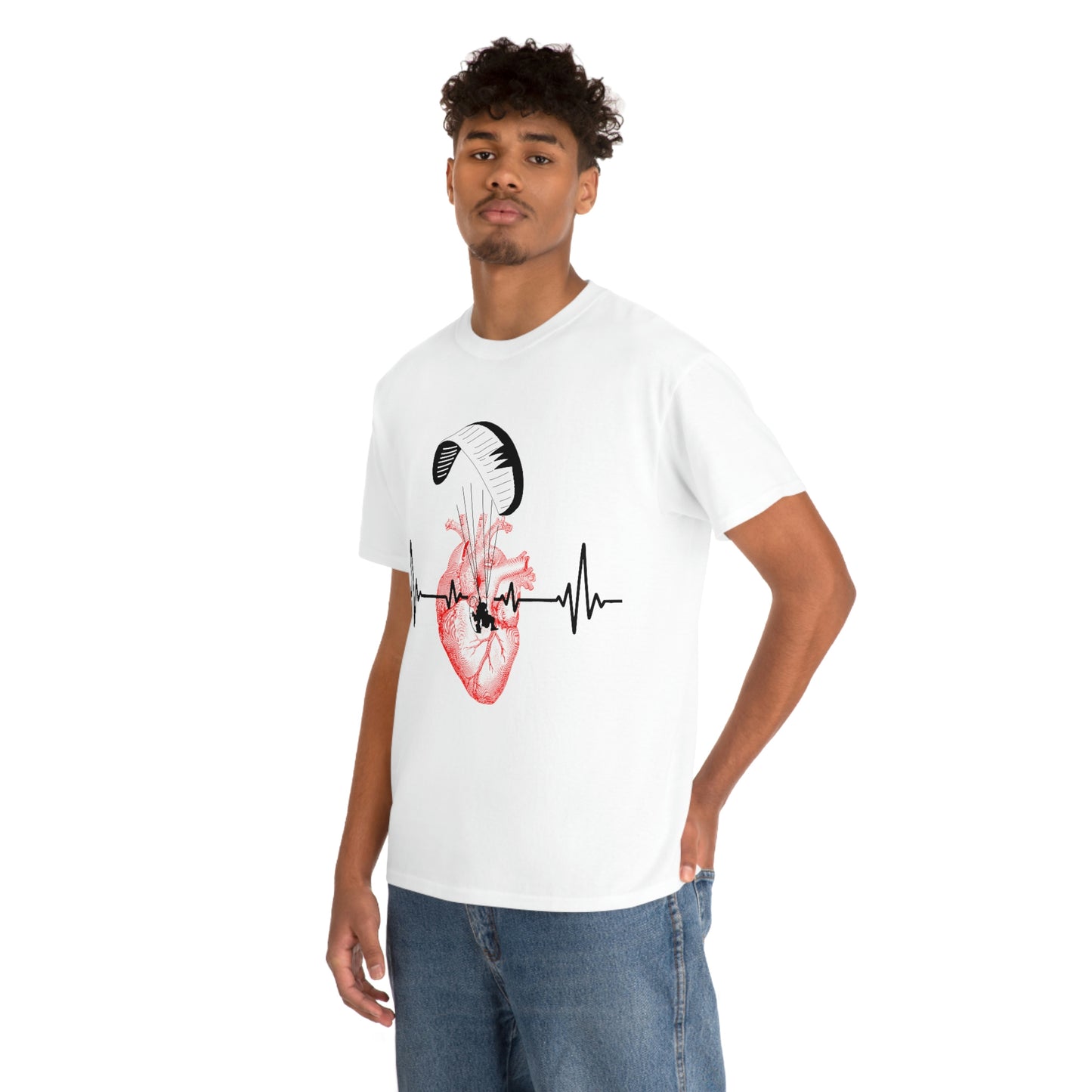 Heartbeat Unisex Heavy Cotton Tee