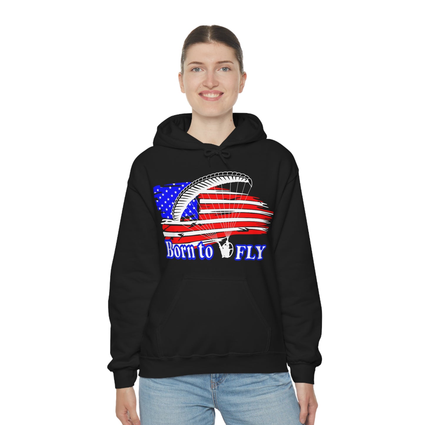 Born to fly Hooded Sweatshirt