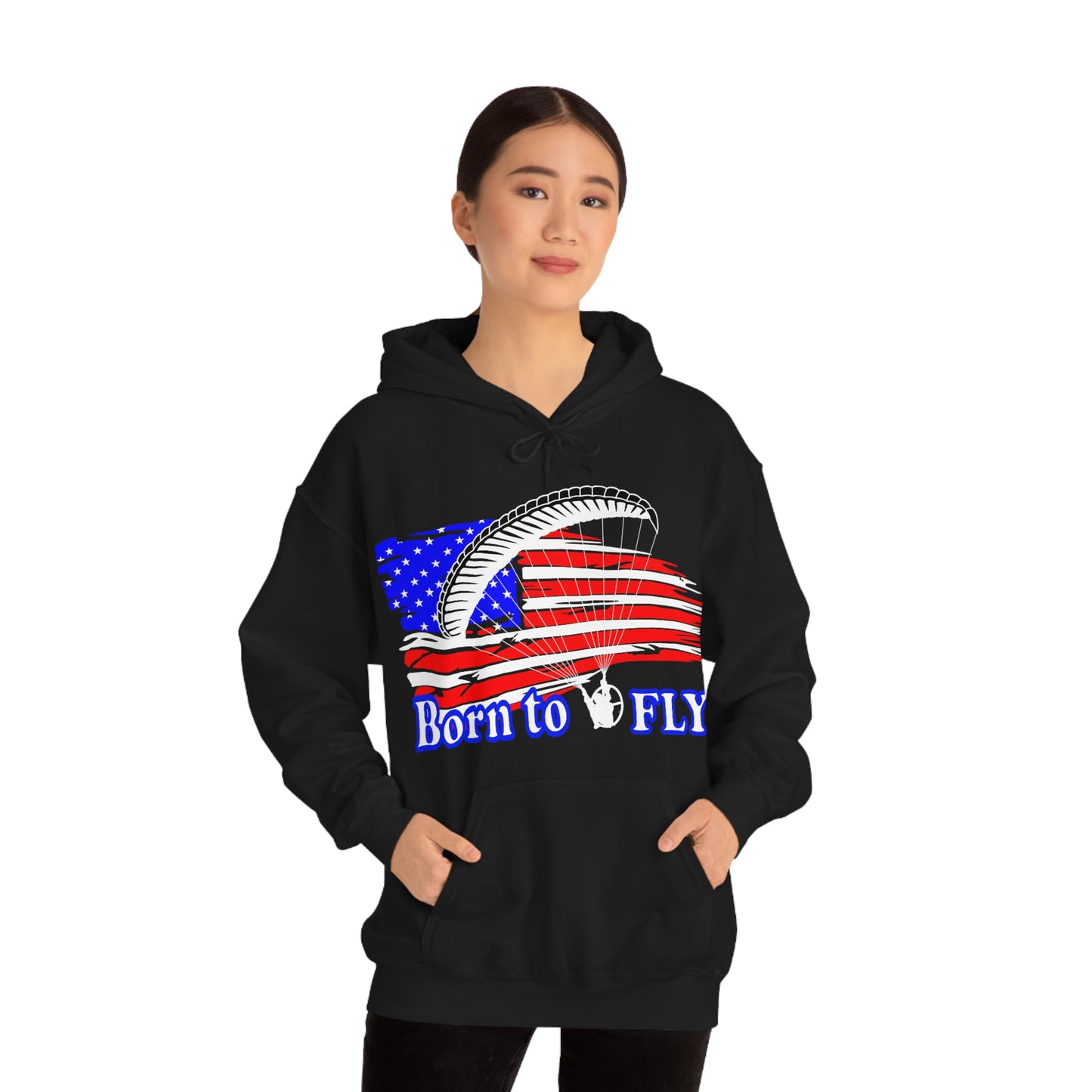 Born to fly Hooded Sweatshirt