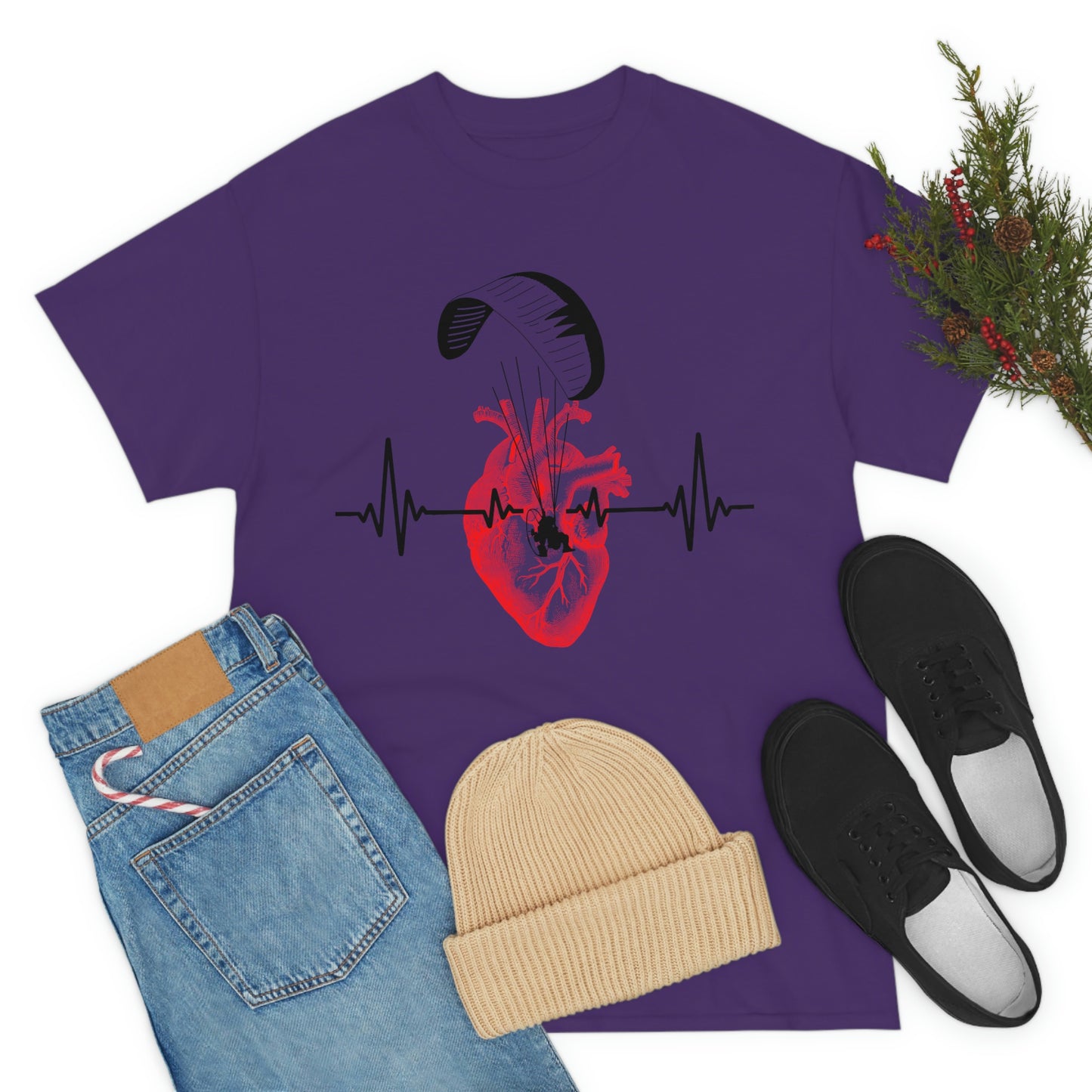 Heartbeat Unisex Heavy Cotton Tee