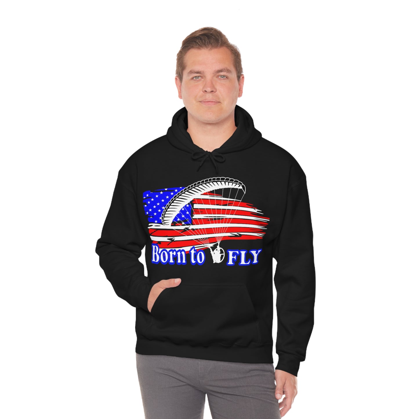 Born to fly Hooded Sweatshirt