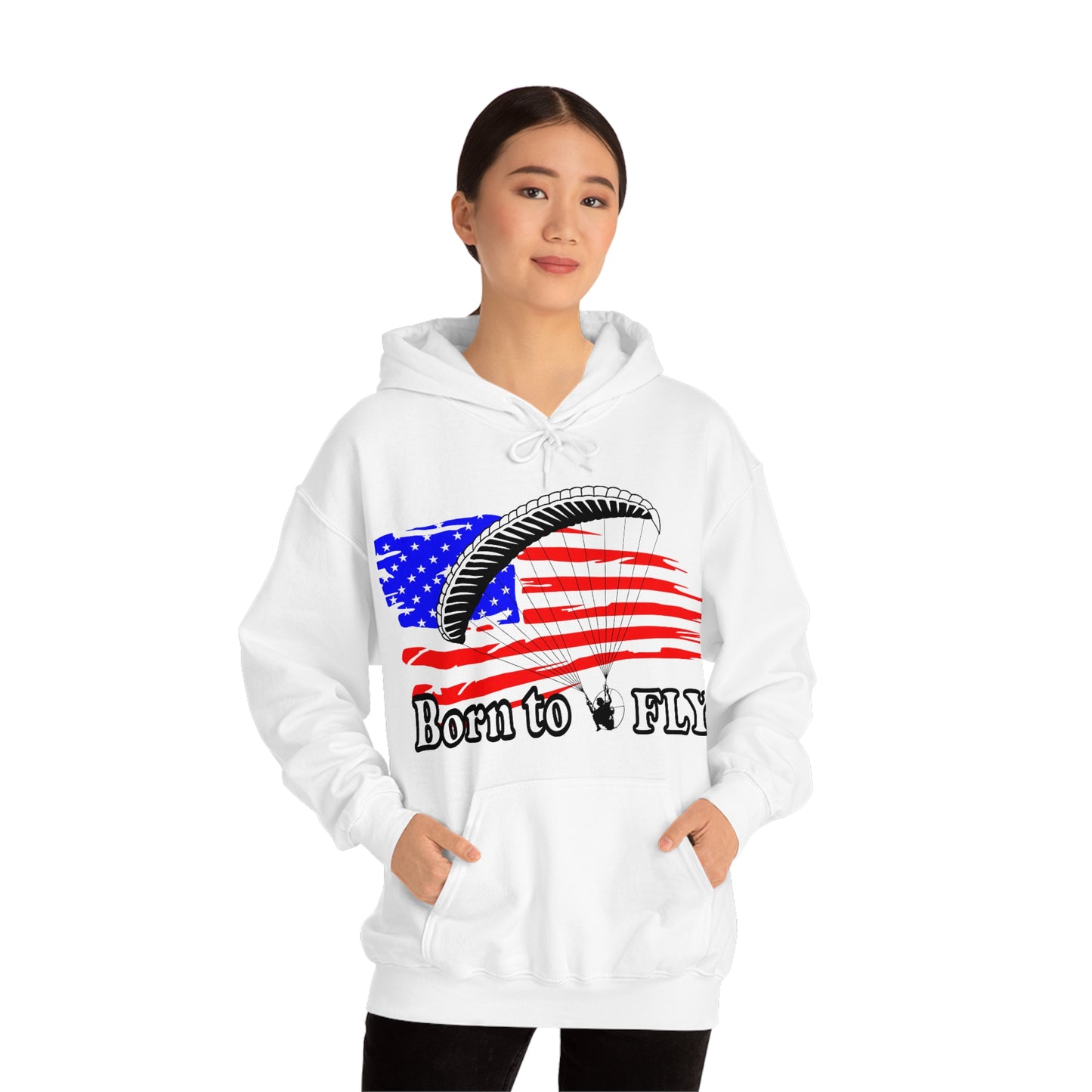 Born to fly Hooded Sweatshirt