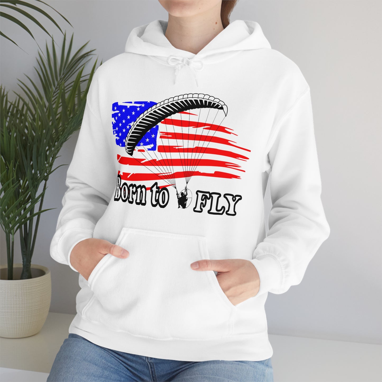 Born to fly Hooded Sweatshirt