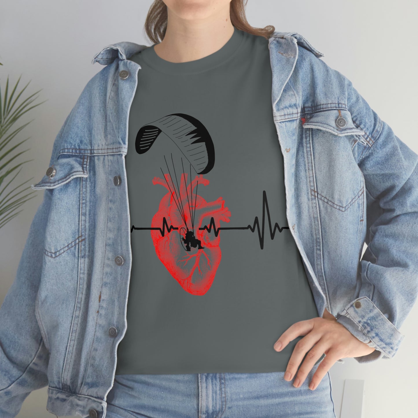 Heartbeat Unisex Heavy Cotton Tee