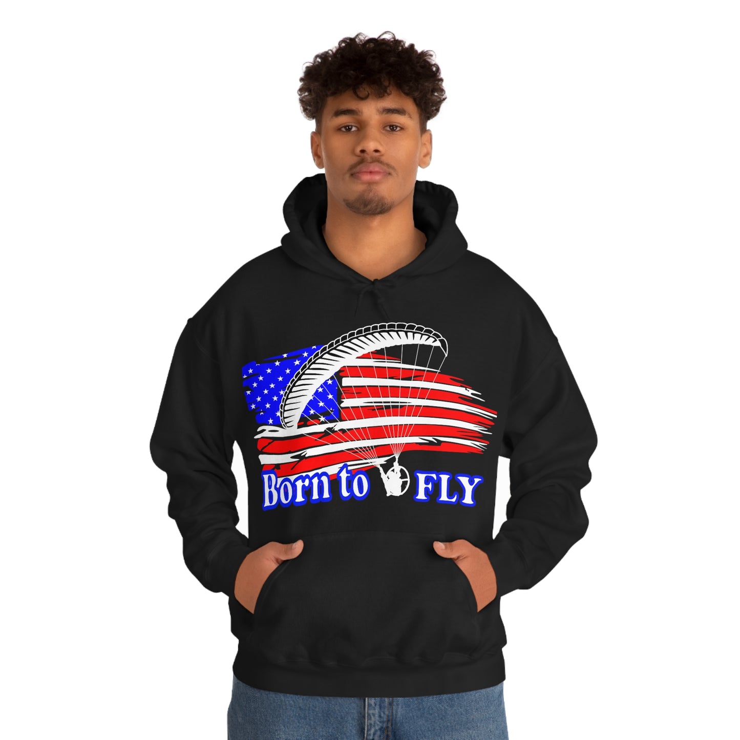 Born to fly Hooded Sweatshirt