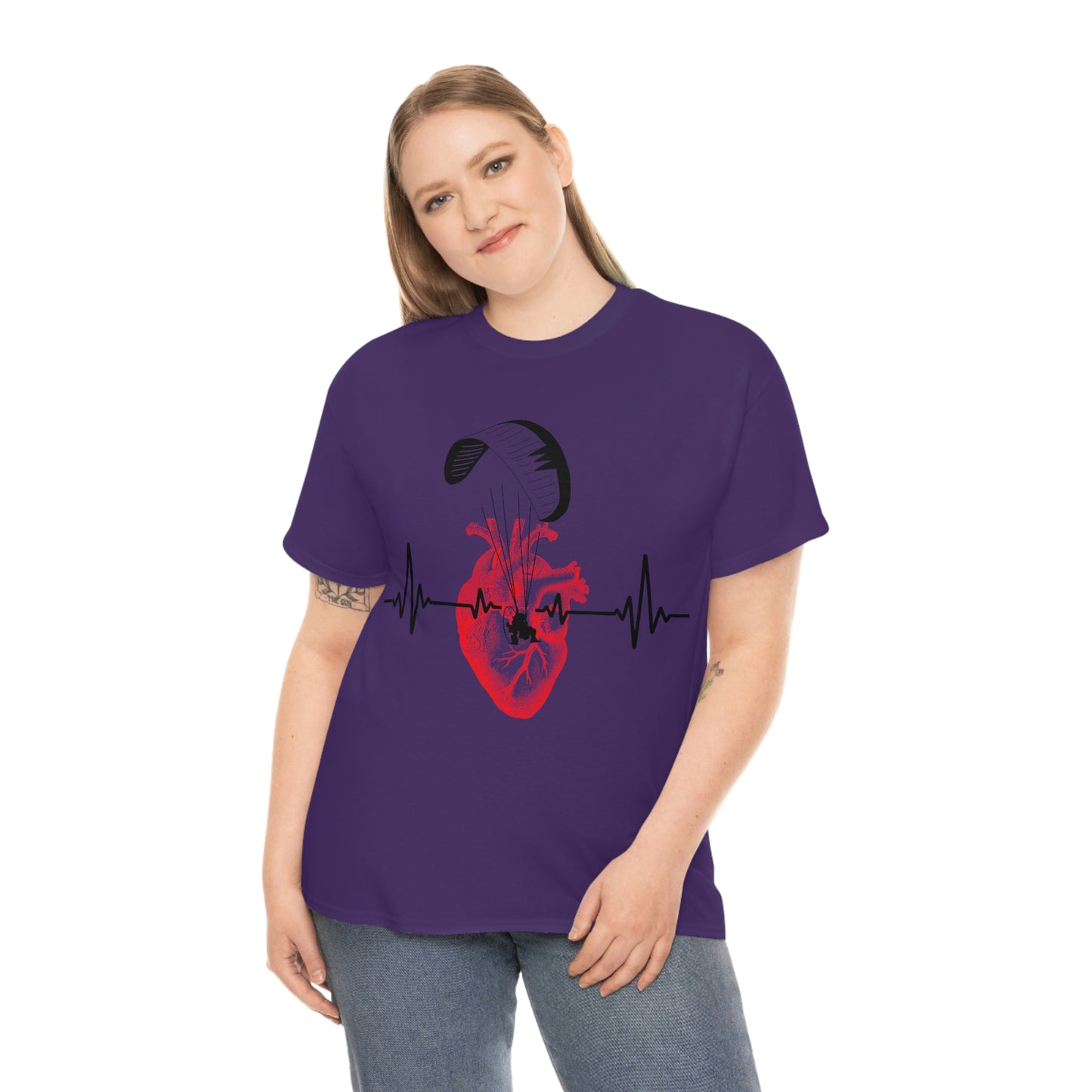 Heartbeat Unisex Heavy Cotton Tee