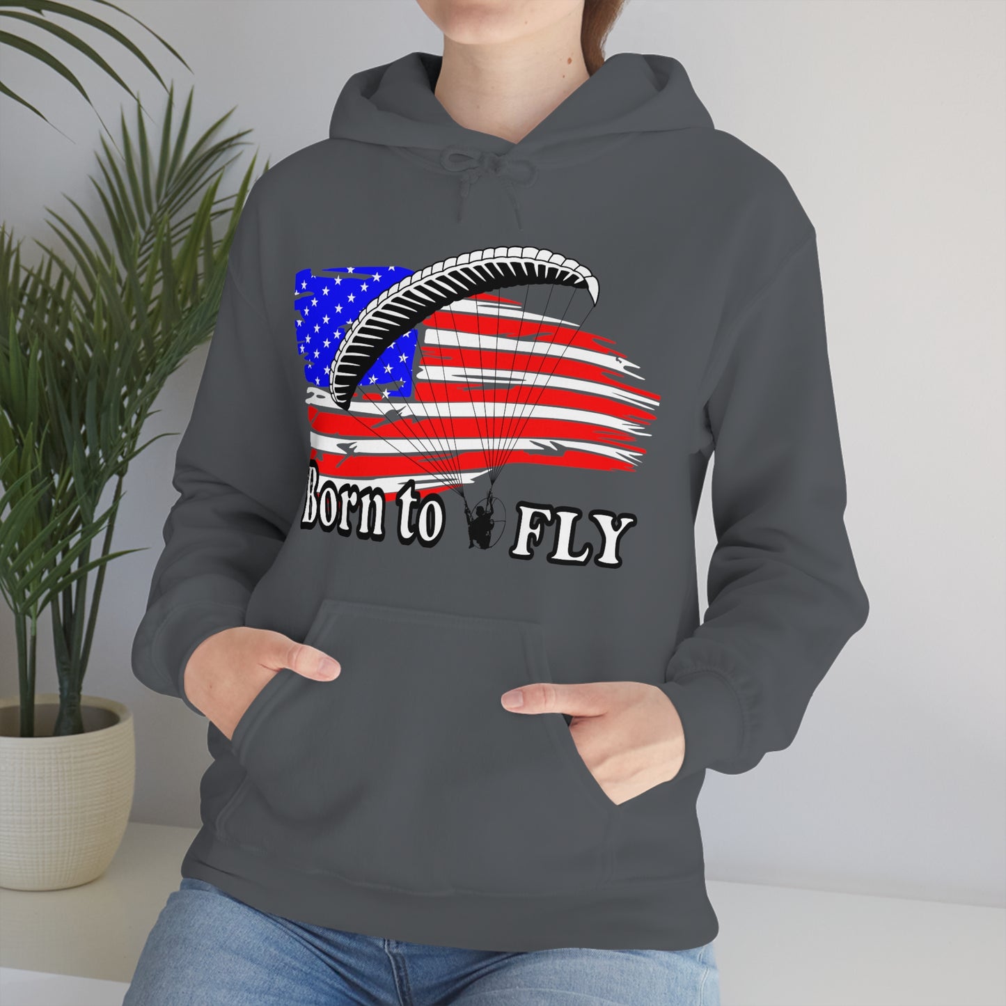 Born to fly Hooded Sweatshirt