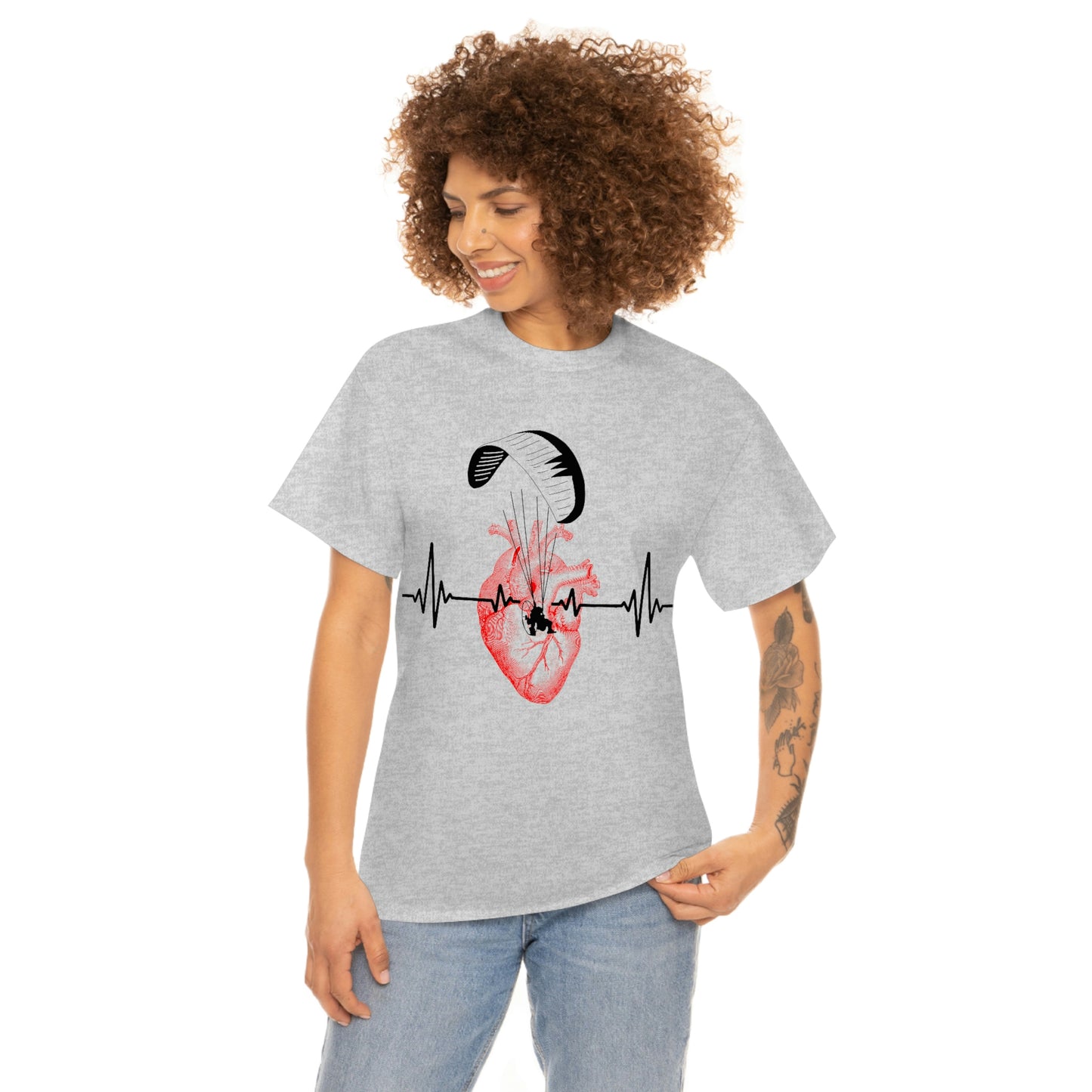 Heartbeat Unisex Heavy Cotton Tee