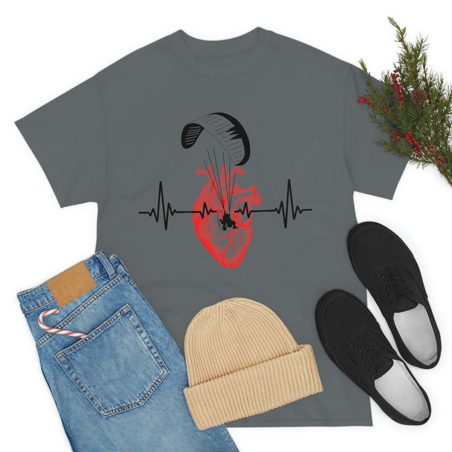 Heartbeat Unisex Heavy Cotton Tee