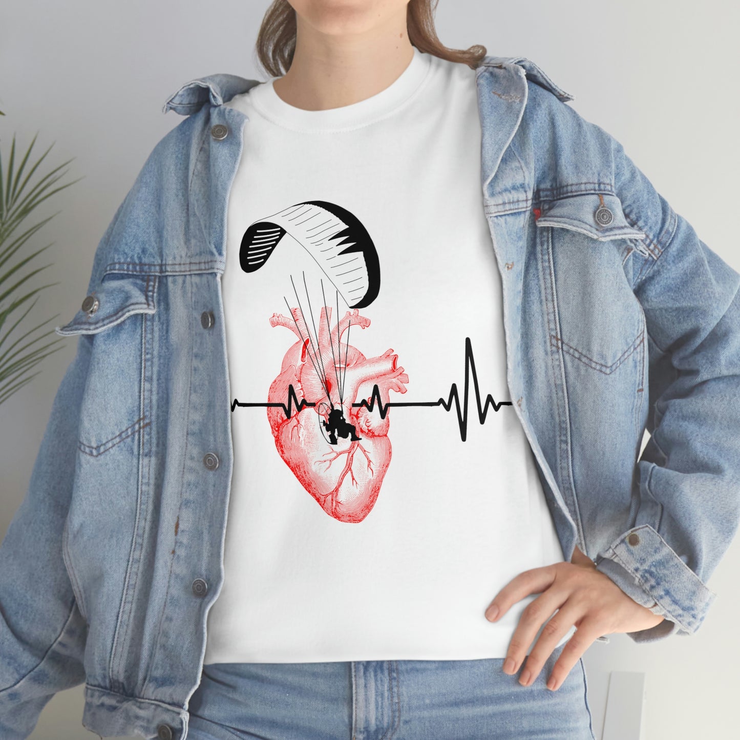 Heartbeat Unisex Heavy Cotton Tee