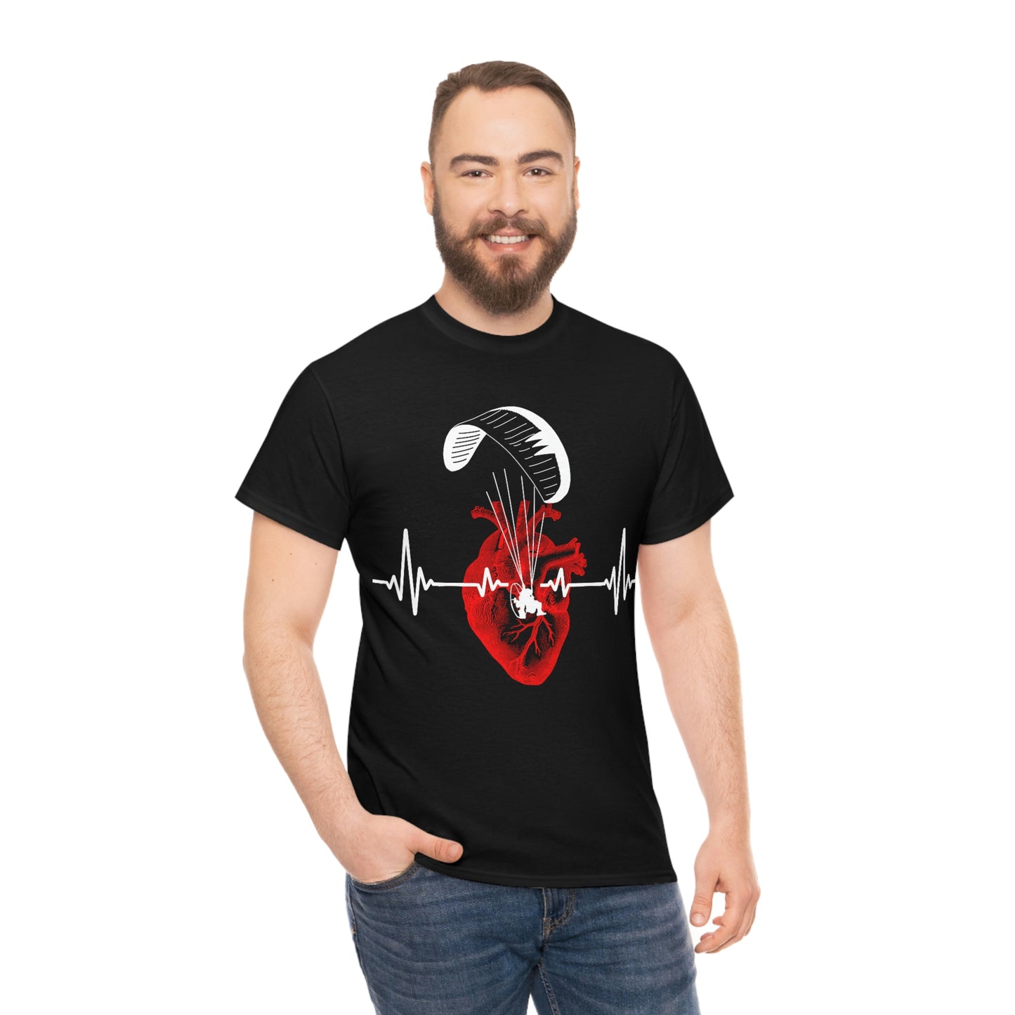 Heartbeat Unisex Heavy Cotton Tee