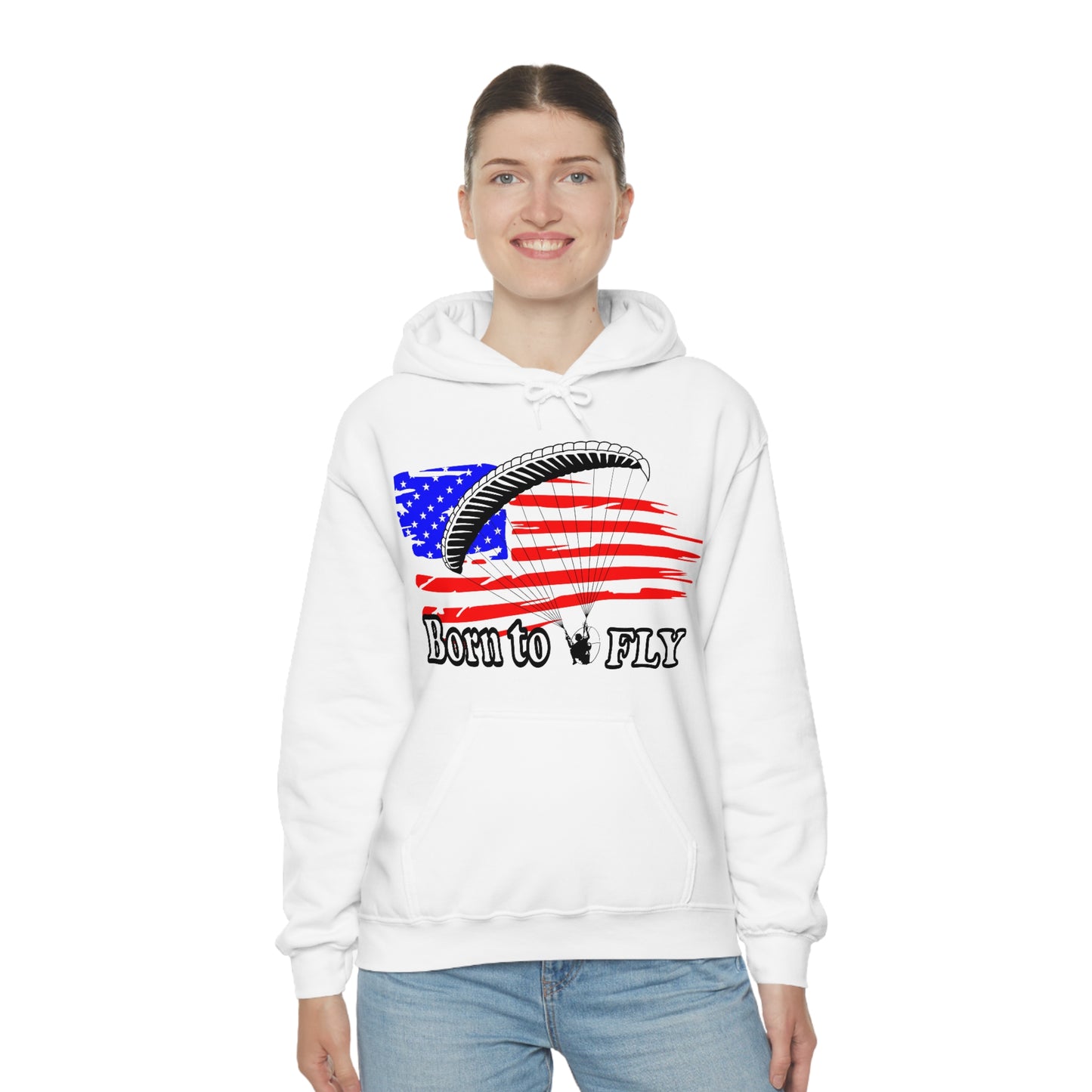 Born to fly Hooded Sweatshirt