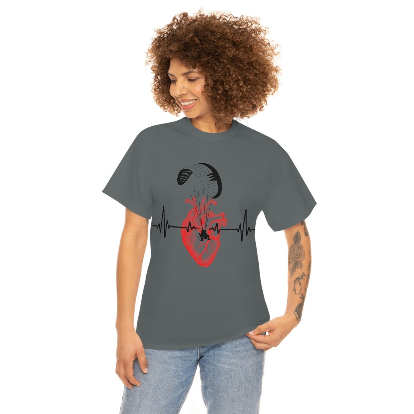 Heartbeat Unisex Heavy Cotton Tee