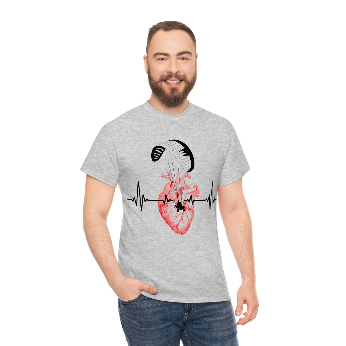 Heartbeat Unisex Heavy Cotton Tee