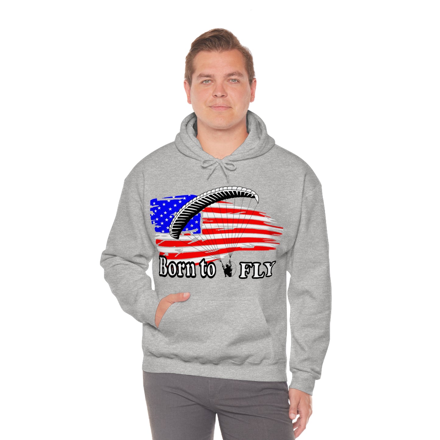 Born to fly Hooded Sweatshirt