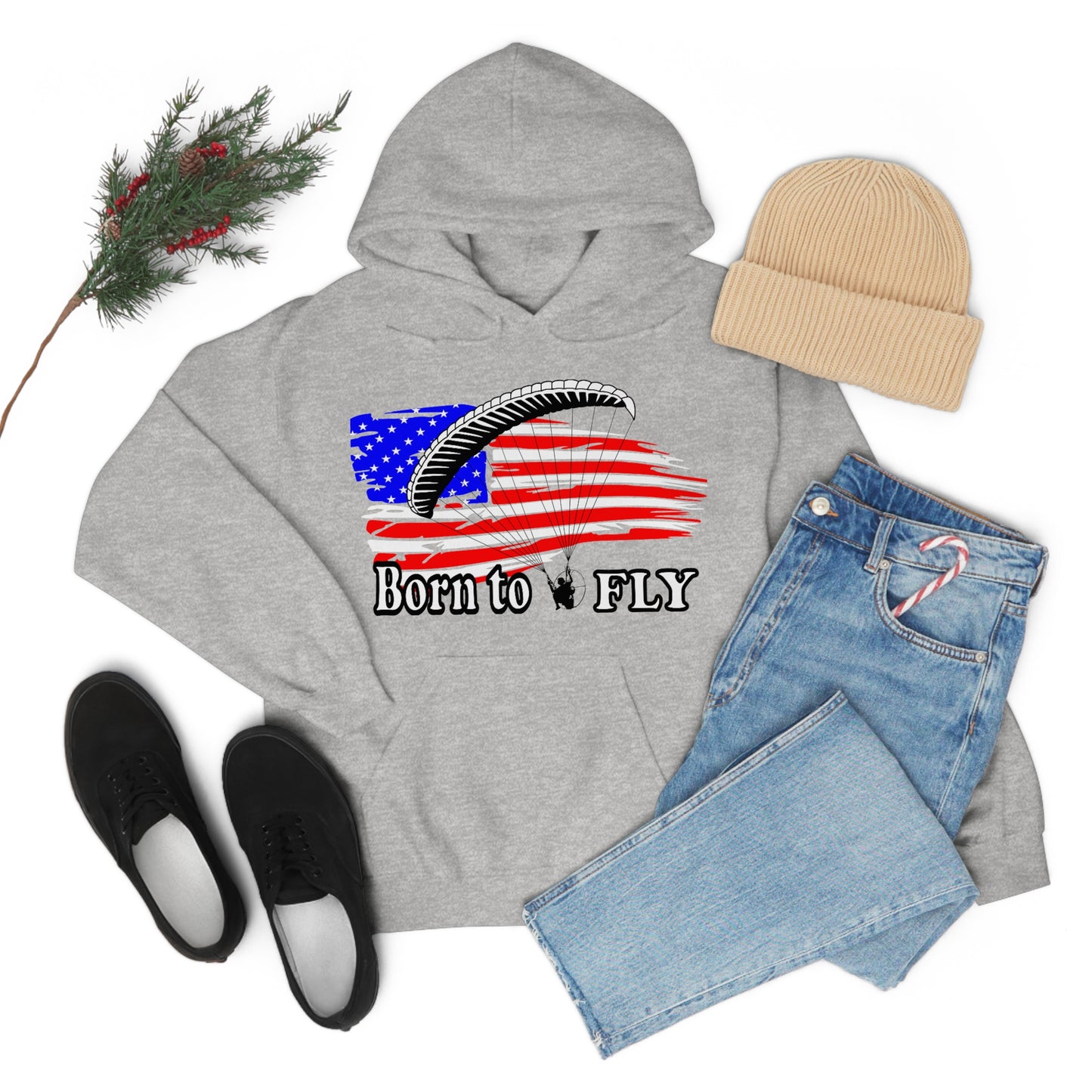 Born to fly Hooded Sweatshirt