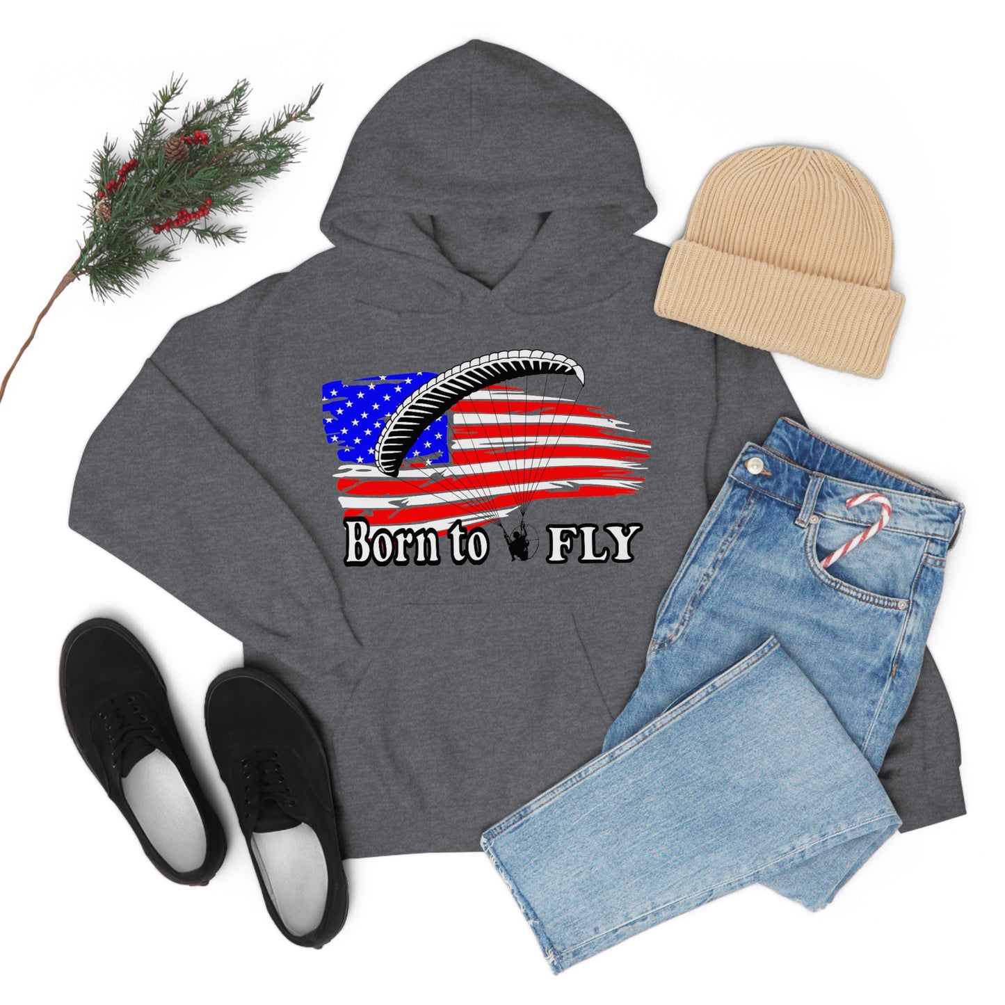 Born to fly Hooded Sweatshirt